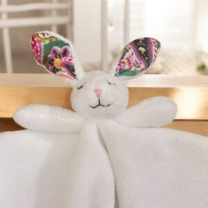 Vera Bradley Baby Tutti Frutti White Bunny Security Paisley Blanket